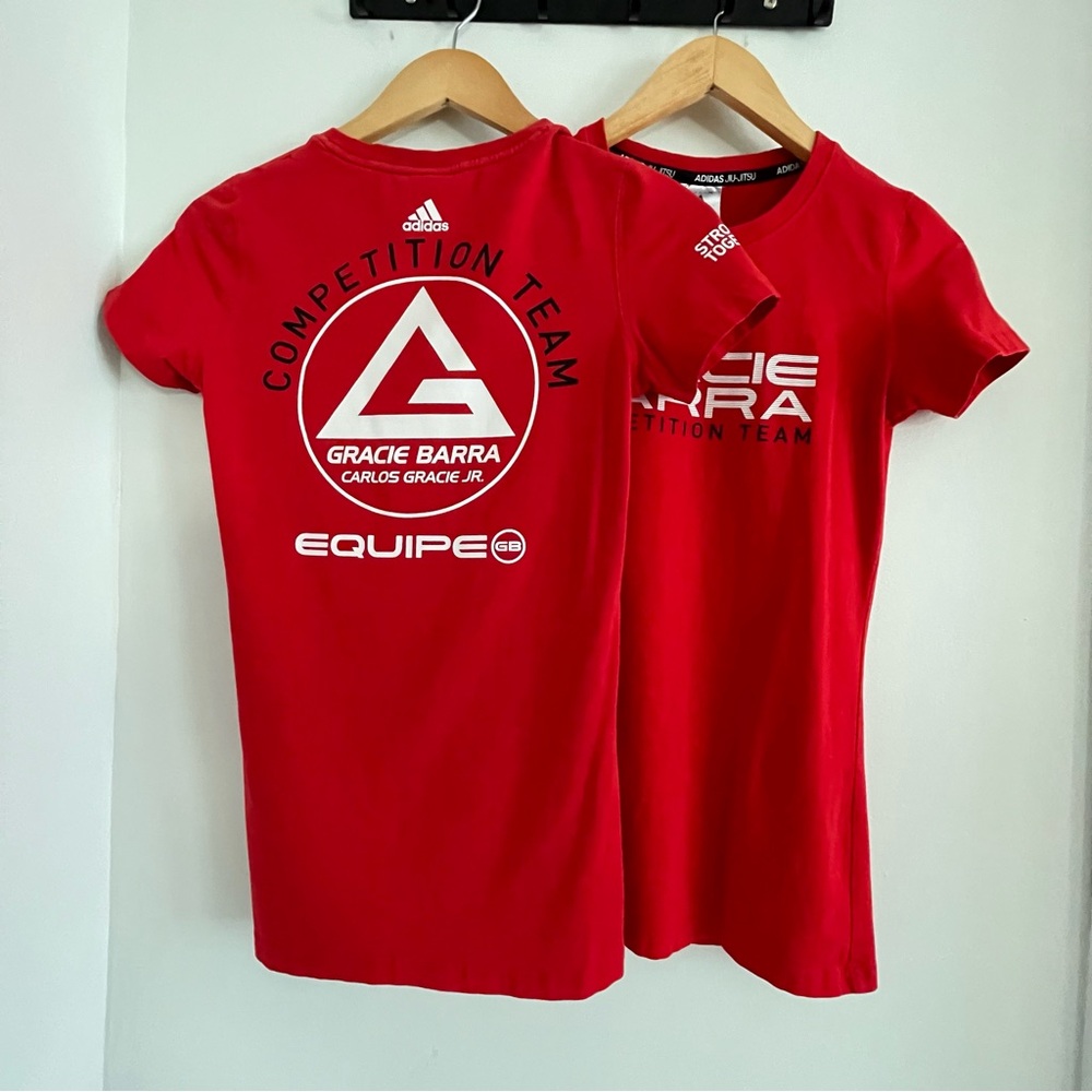 2 Adidas Red Jiu-Jitsu T-Shirt 2.